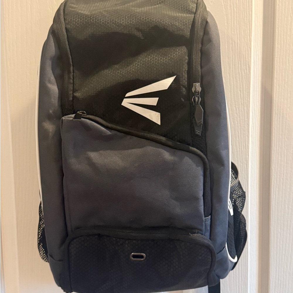 Easton Baseball Backpack in Black and Gray